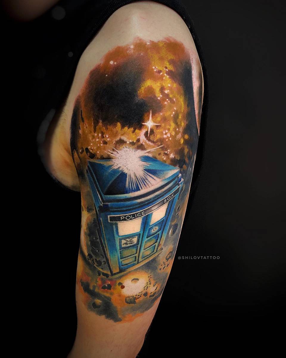 TARDIS Through the Nebula
