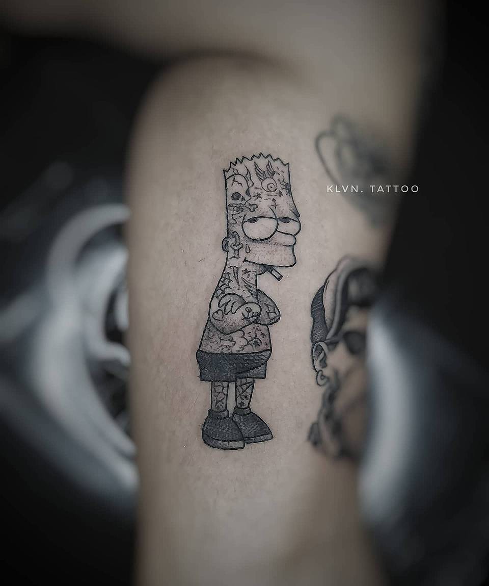 Tattooed Bart — Punk Parody