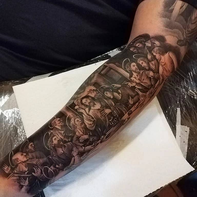The Last Supper Forearm Sleeve