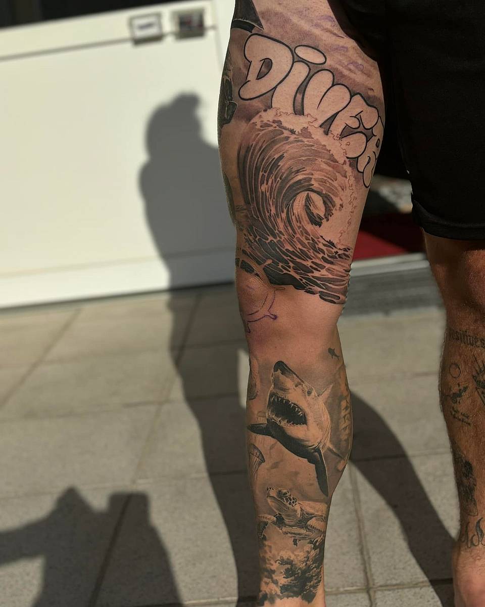 Tidal Sharks Leg Sleeve
