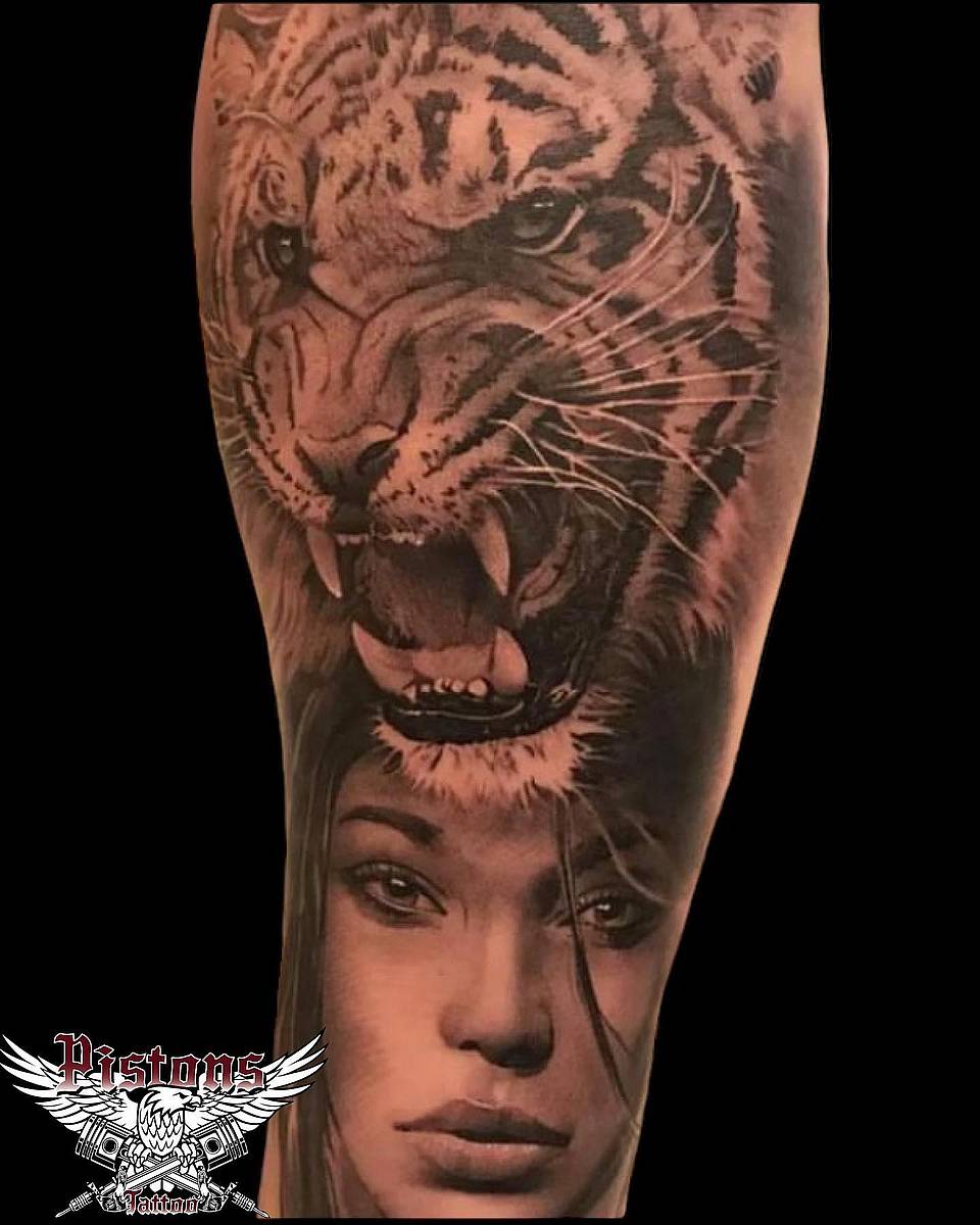 Tiger Headdress Portrait