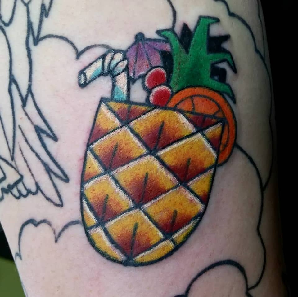 Tiki Pineapple Cocktail