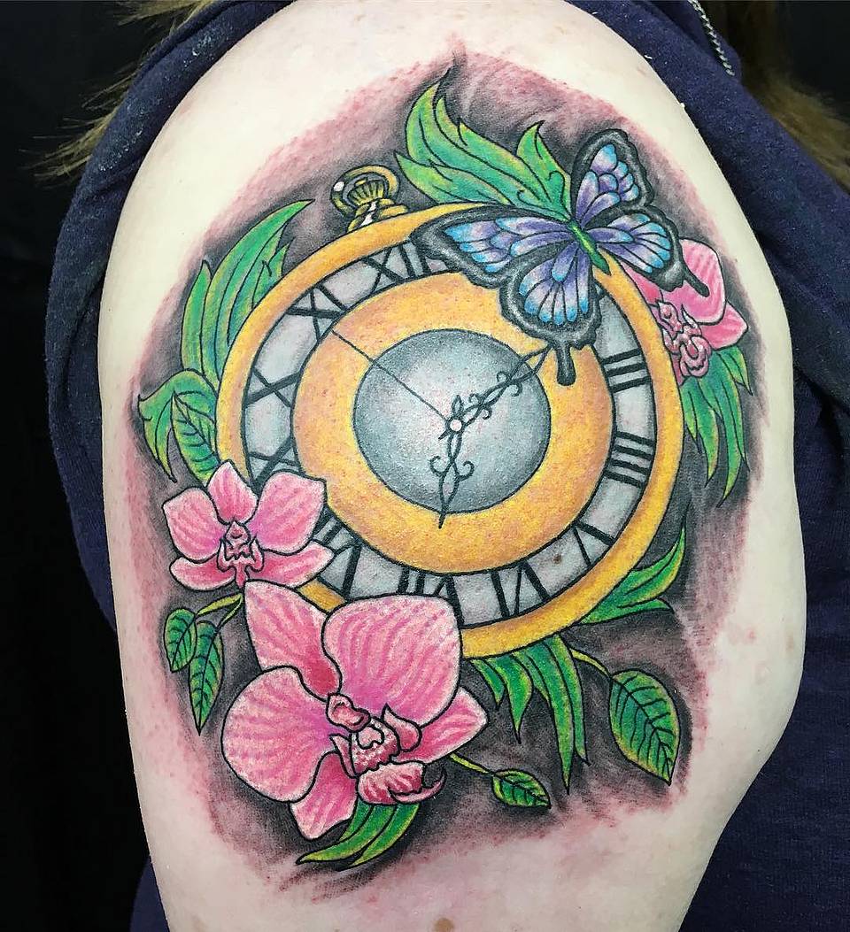 Timeless Orchid Watch