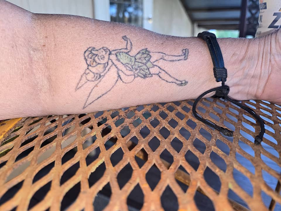 Tinker Bell Linework Fairy
