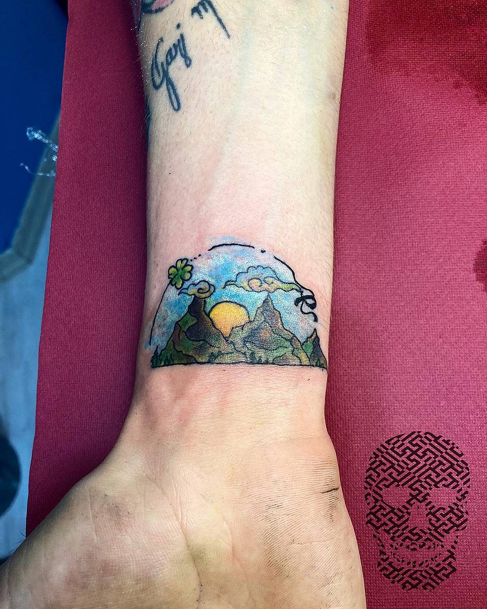 Tiny Mountain Sunrise