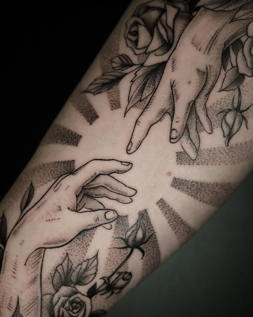 Touch of Creation with Roses