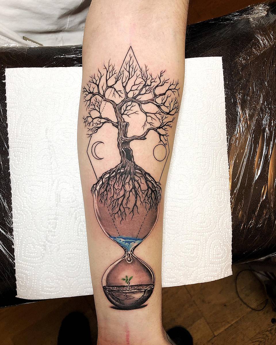 Tree of Time Hourglass