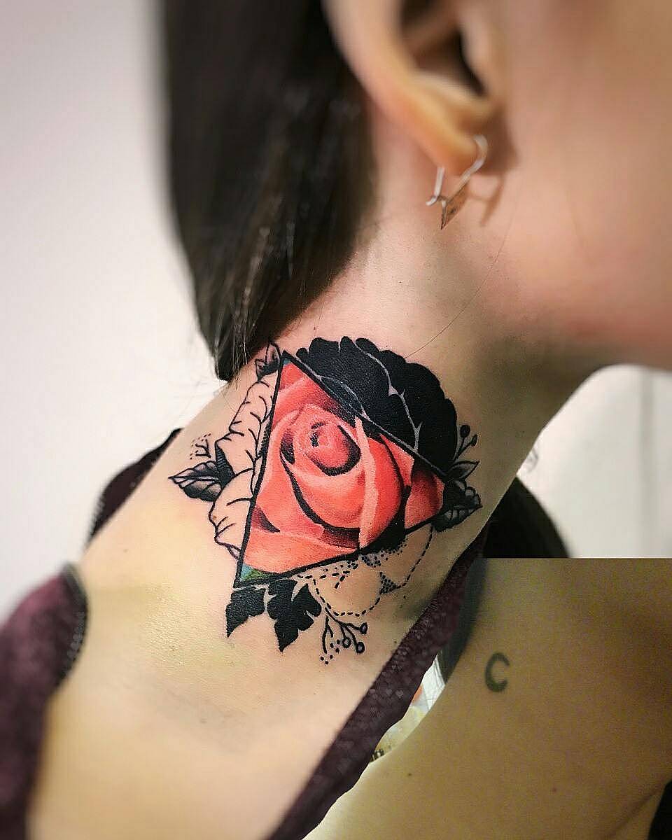 Triangular Rose Bloom