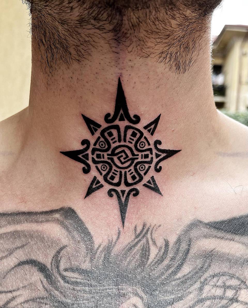 Tribal Compass Sun