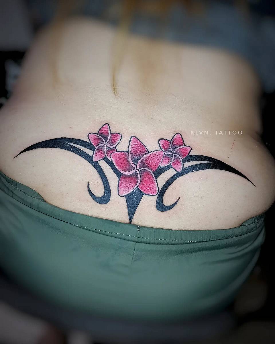 Tribal Plumeria Emblem