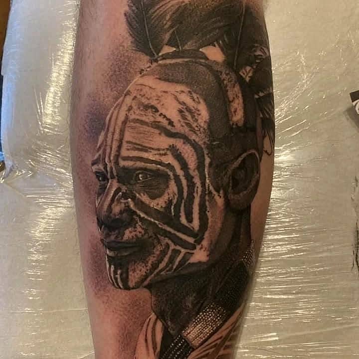 Tribal Warrior Portrait