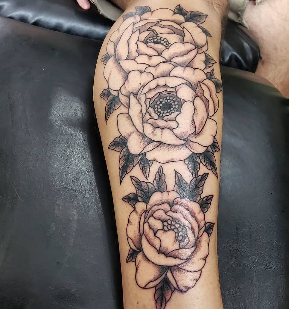 Triple Peony Cascade