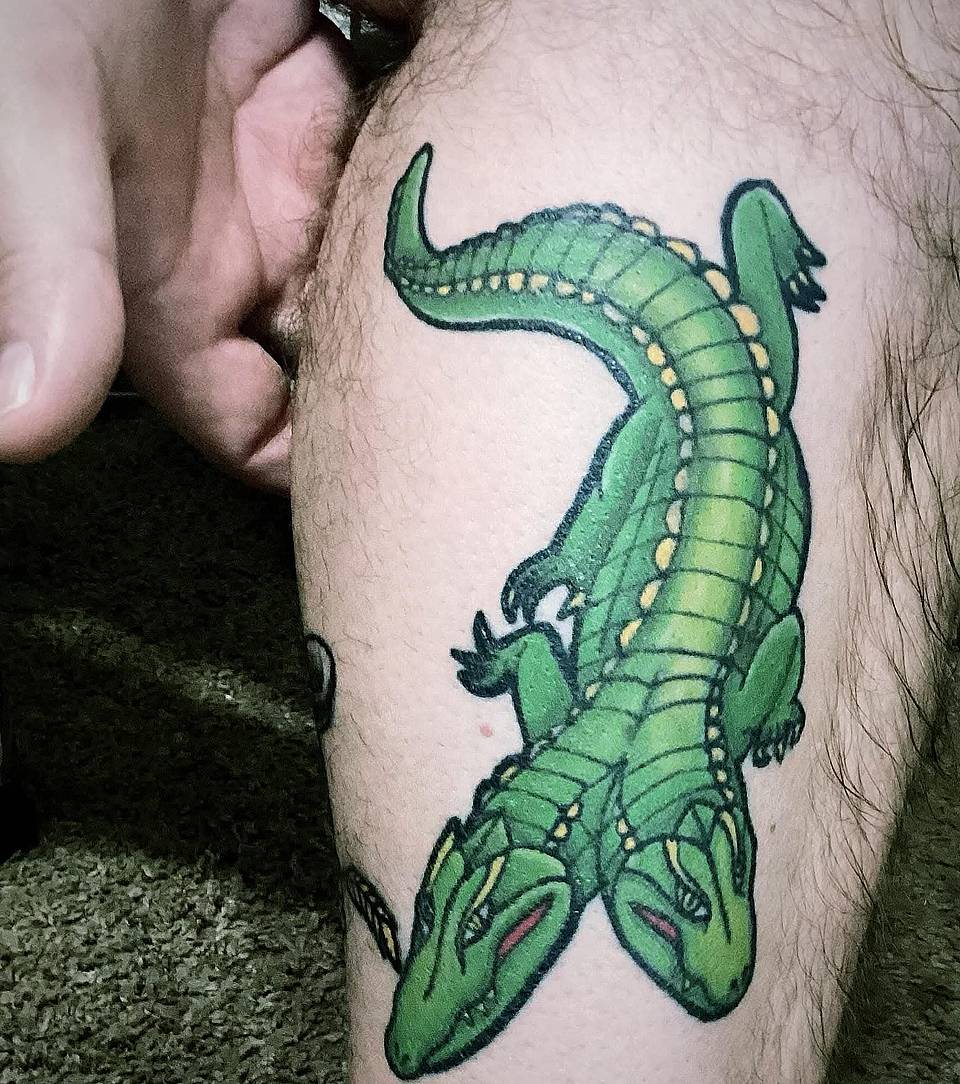 Twin-Headed Crocodile