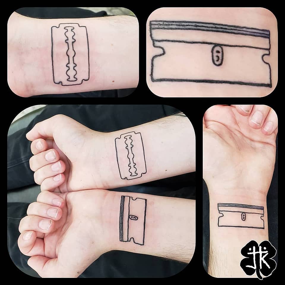 Twin Razor Blades