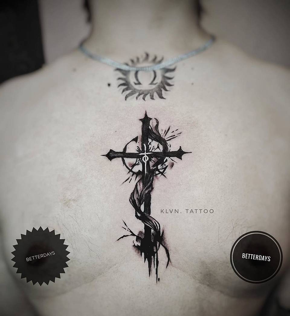 Twisted Vined Cross
