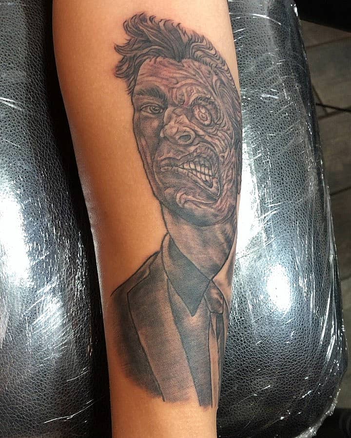 Two-Face Noir Portrait
