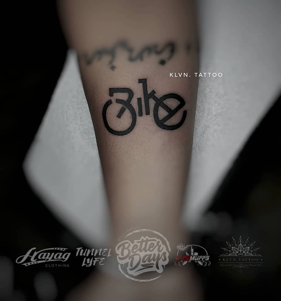 Typographic Bike