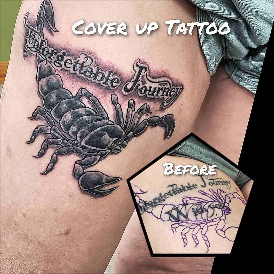 Unforgettable Journey Scorpion Cover-Up