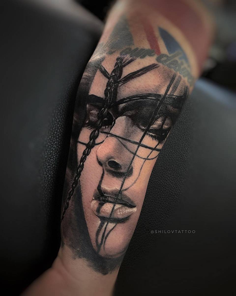 Veiled Lines Portrait