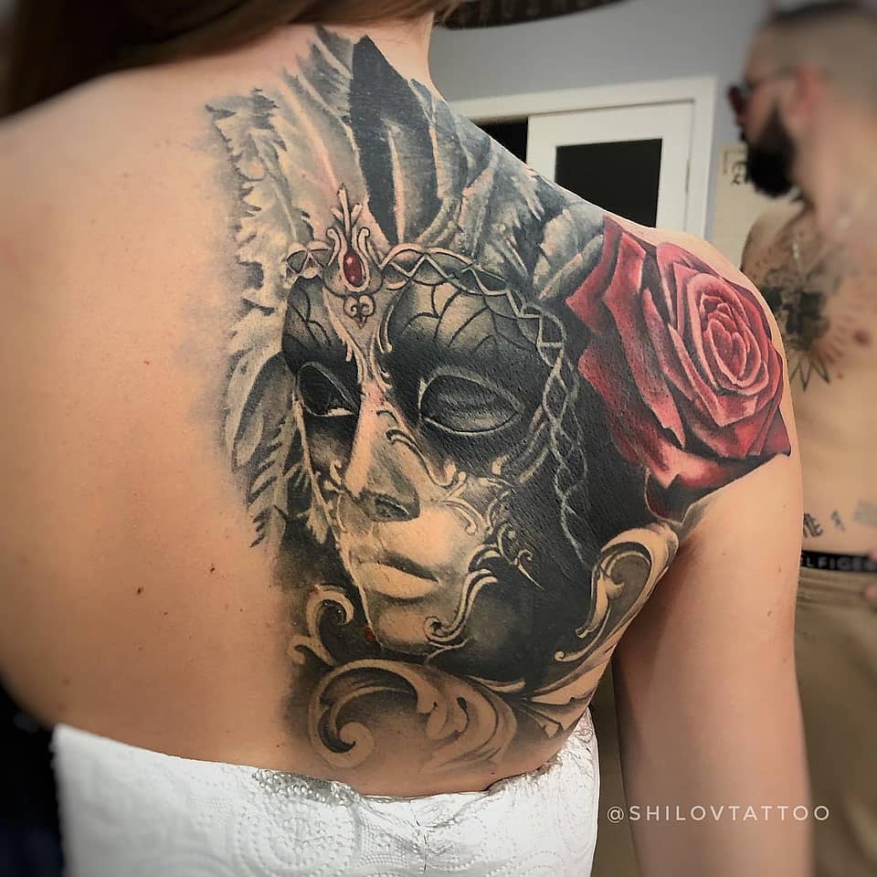 Venetian Masquerade Rose