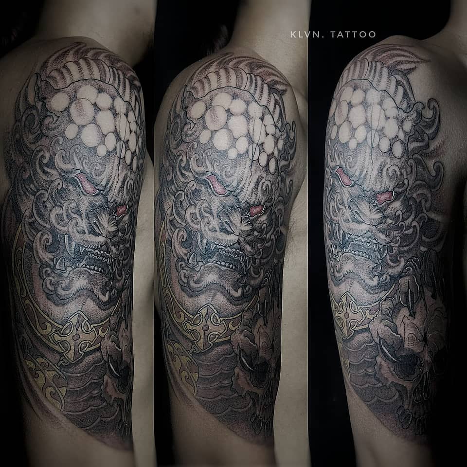 Vengeful Oni Half-Sleeve