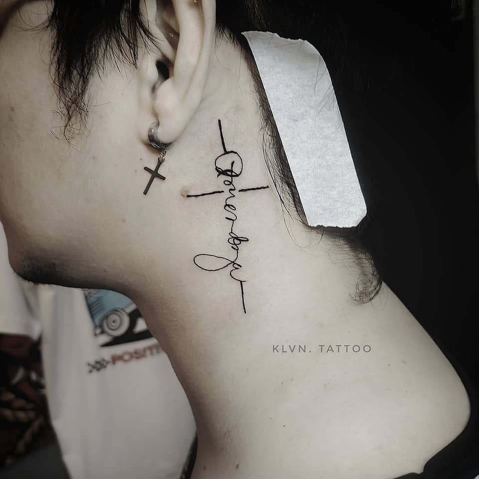 Vertical Script Cross
