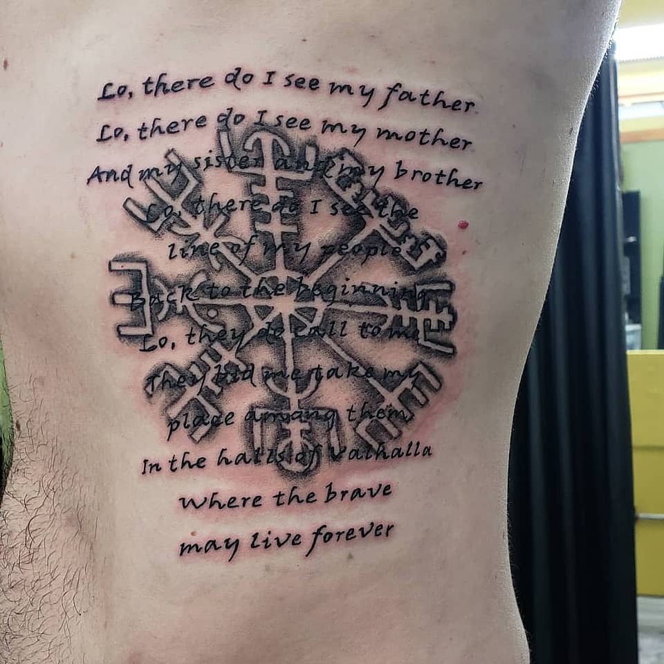 Viking Prayer Over Vegvisir