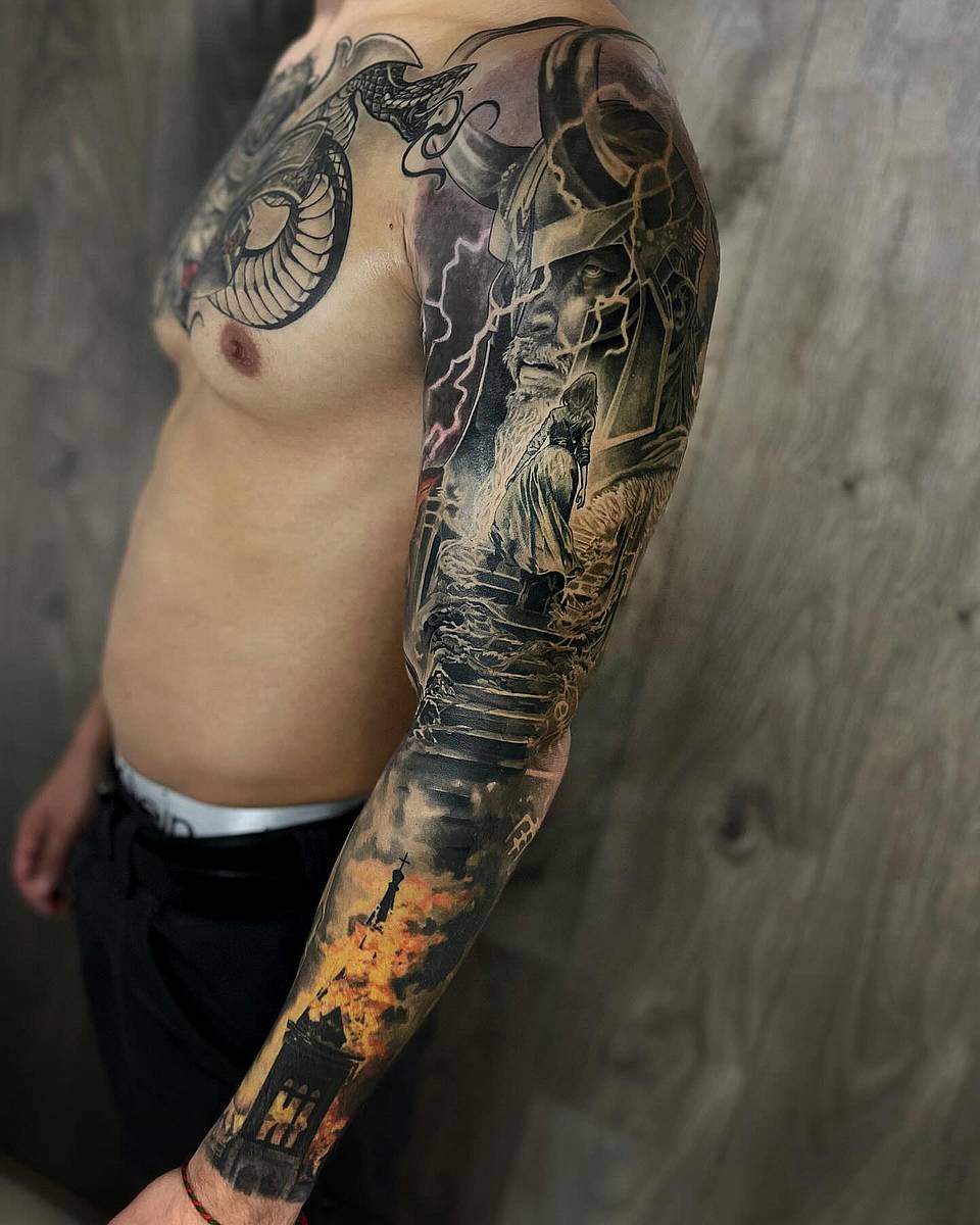 Viking Storm Saga Sleeve