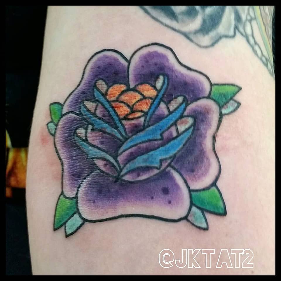 Violet and Blue Rose Emblem