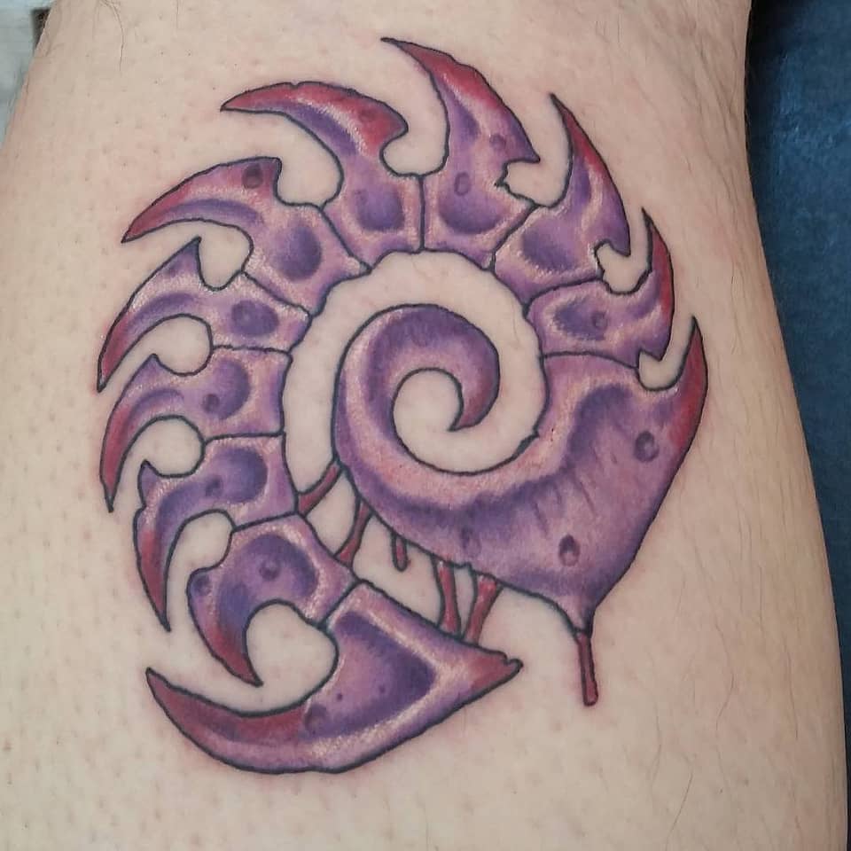 Violet Zerg Swarm Emblem