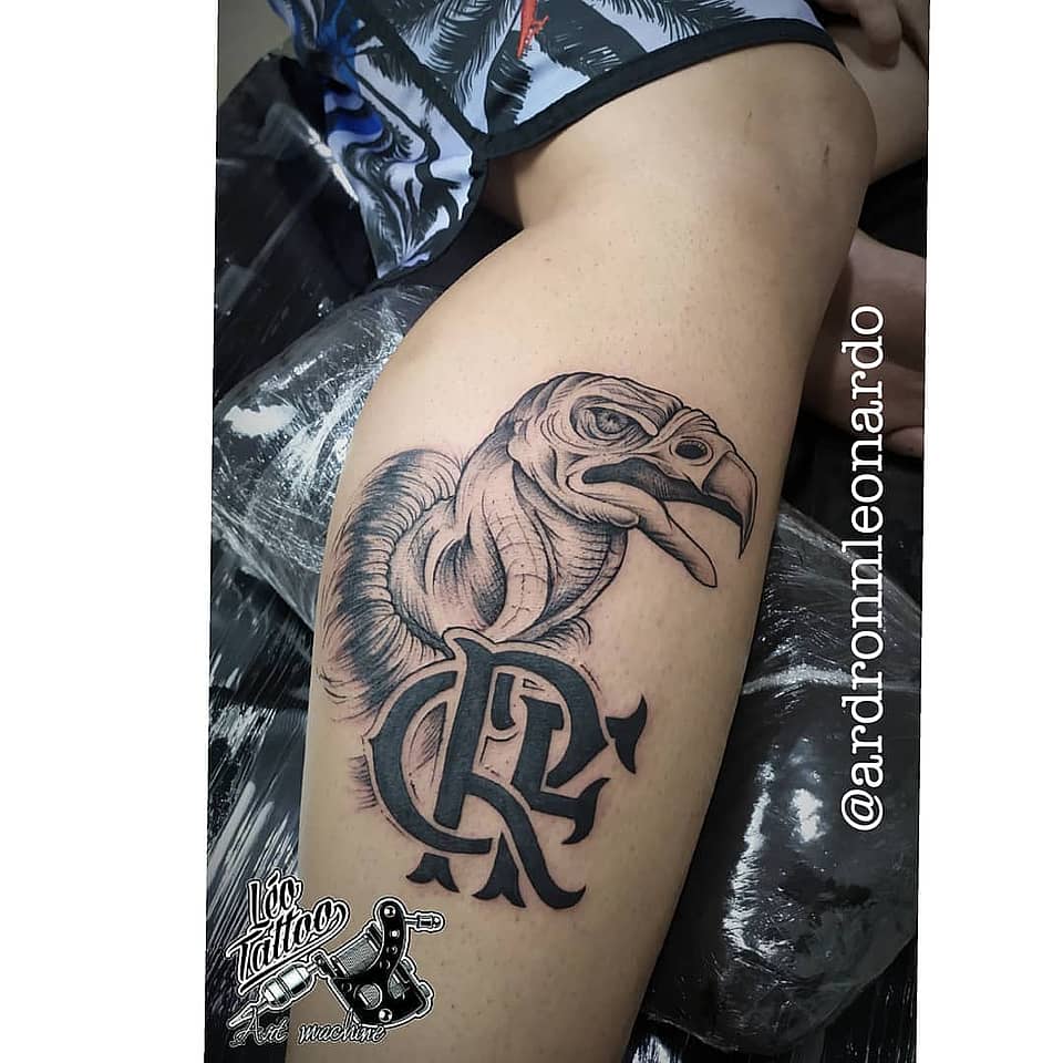 Vulture with Interlocking Monogram