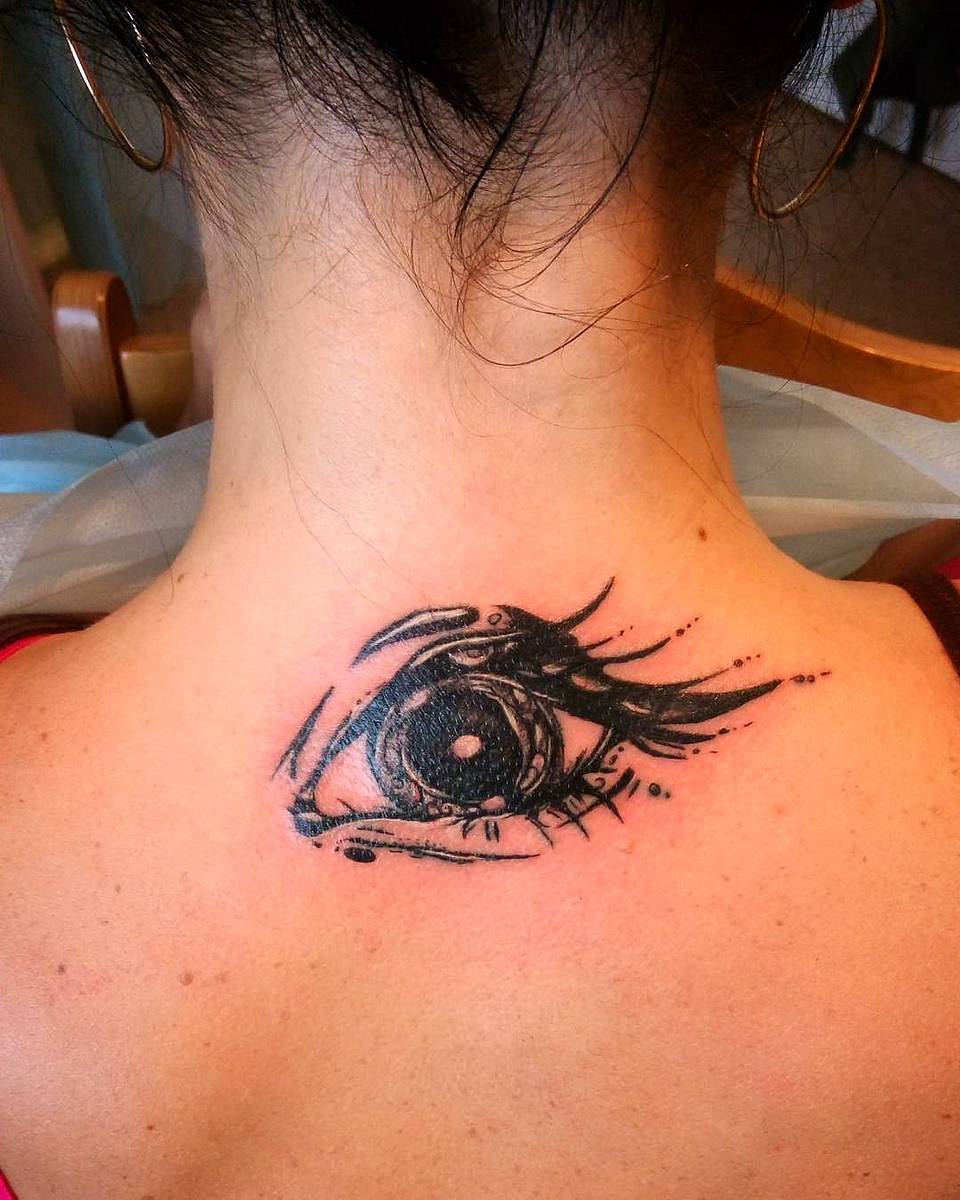 Watchful Eye — Stylized Blackwork Eye