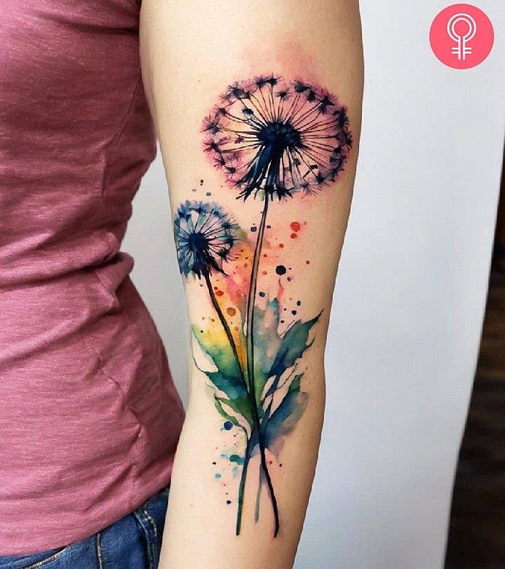 Watercolor Dandelions