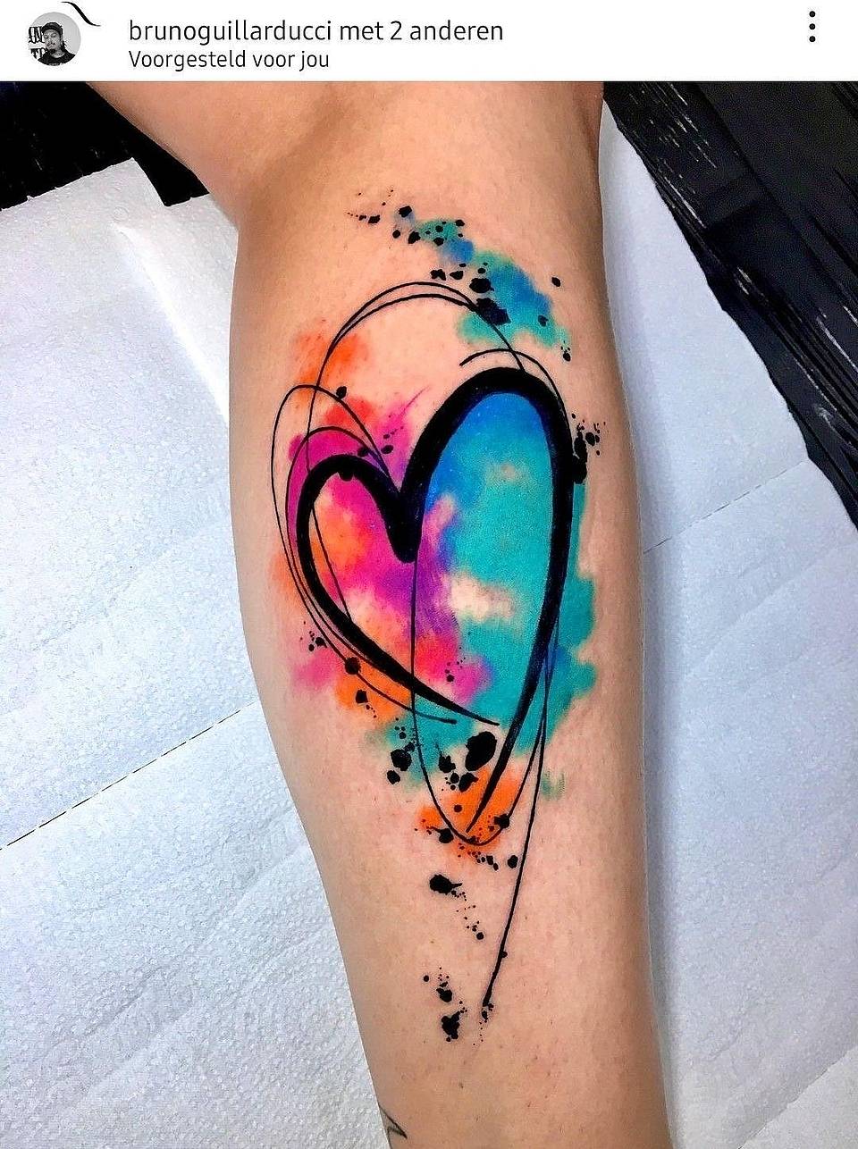 Watercolor Splash Heart