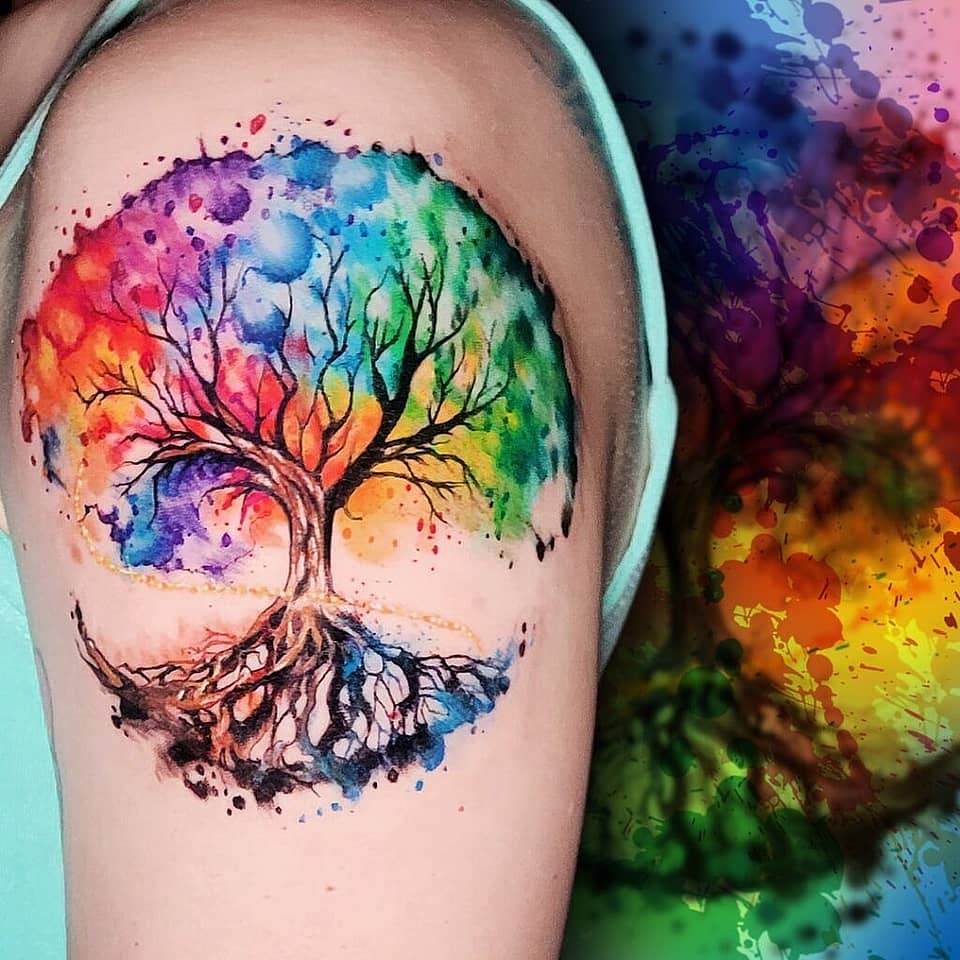 Watercolor Tree of Life