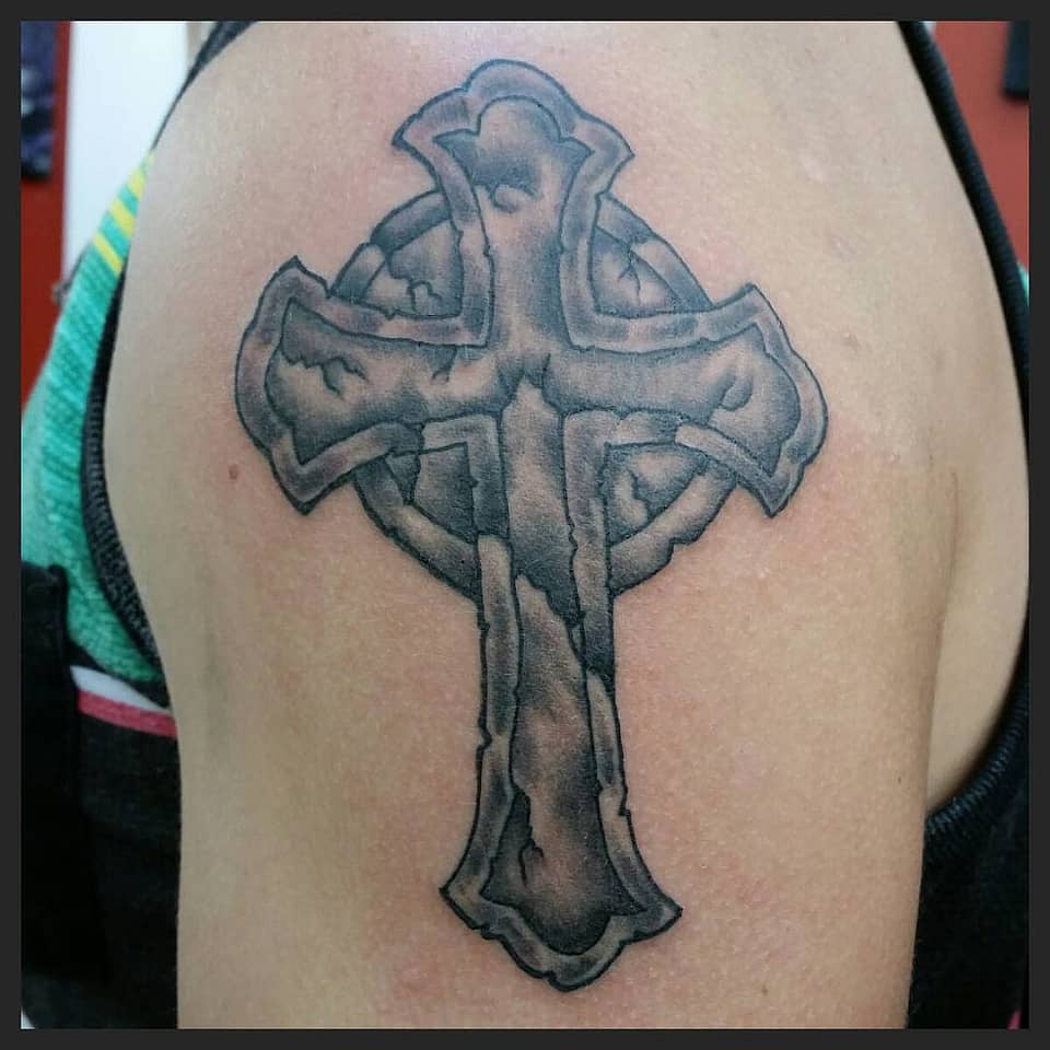 Weathered Celtic Cross