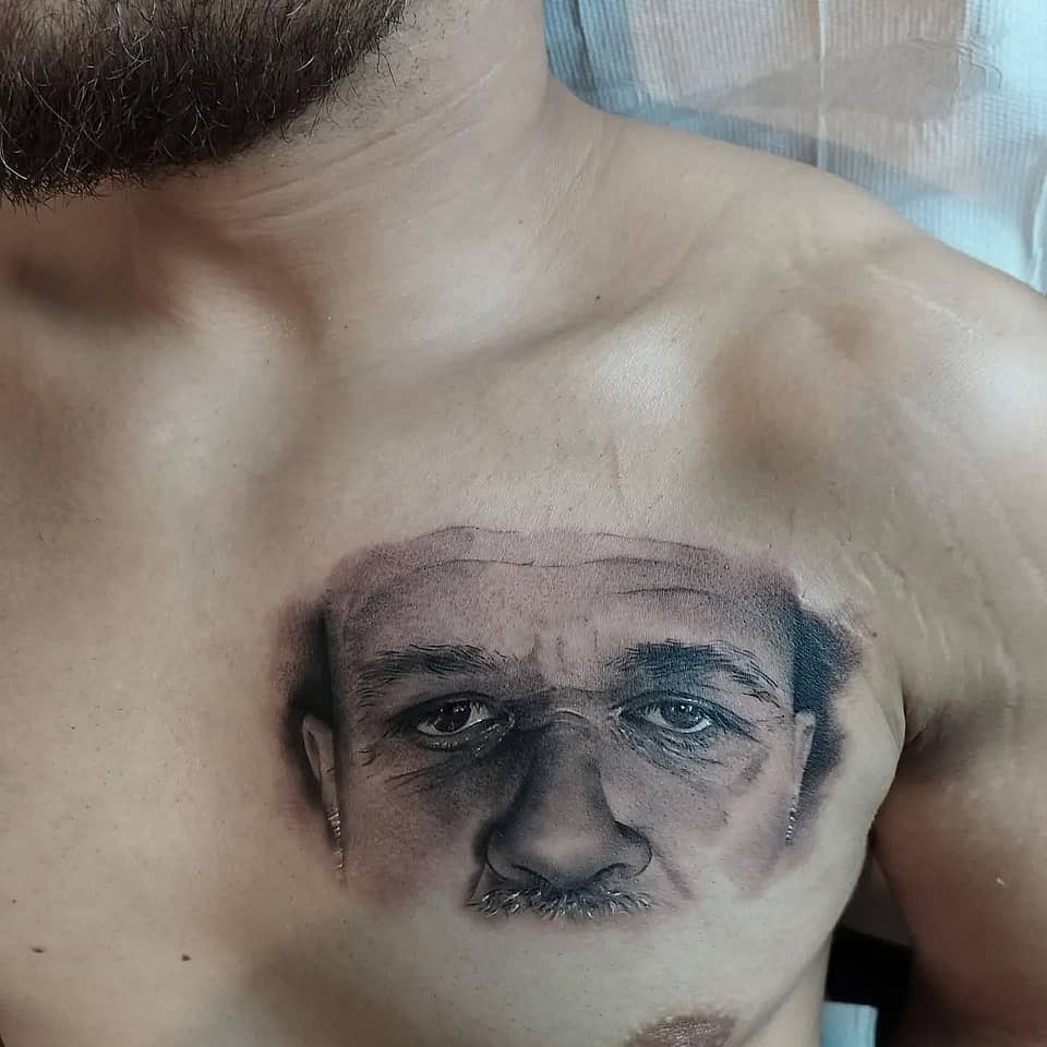 Weathered Gaze Portrait