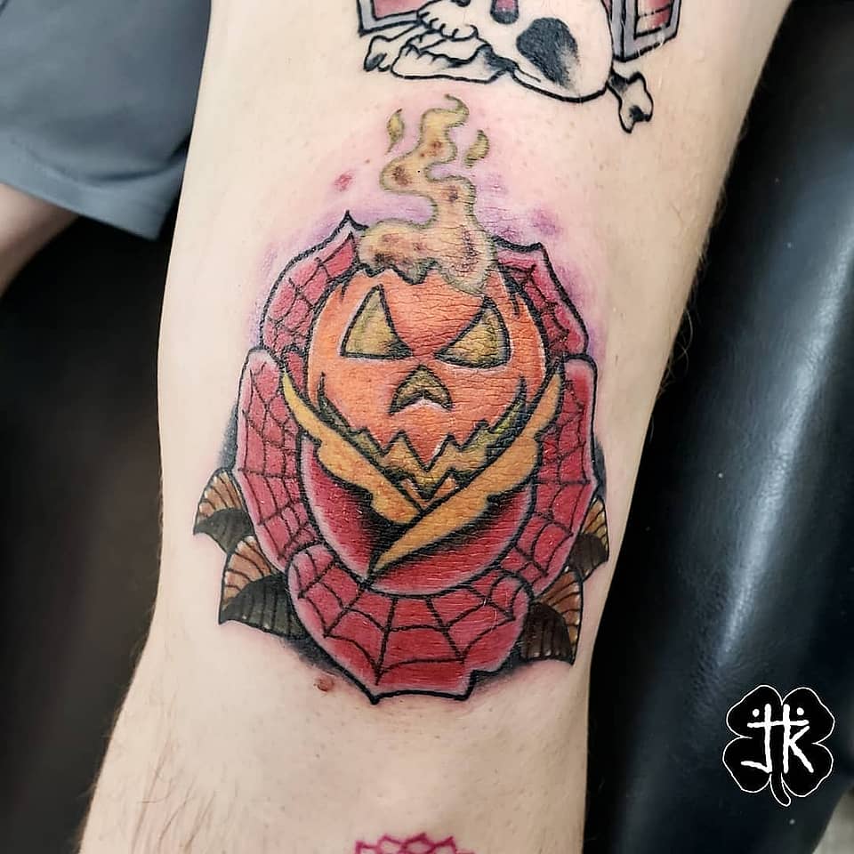 Webbed Jack-O'-Lantern