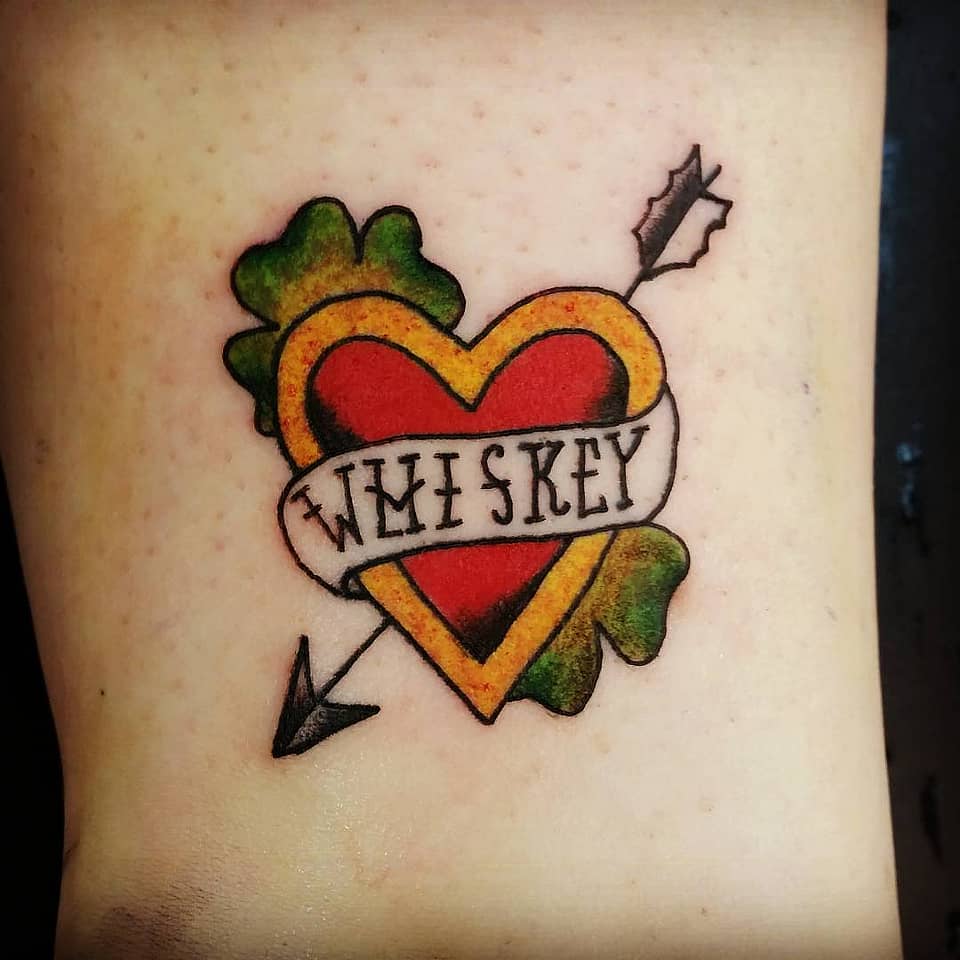 Whiskey Heart and Shamrock