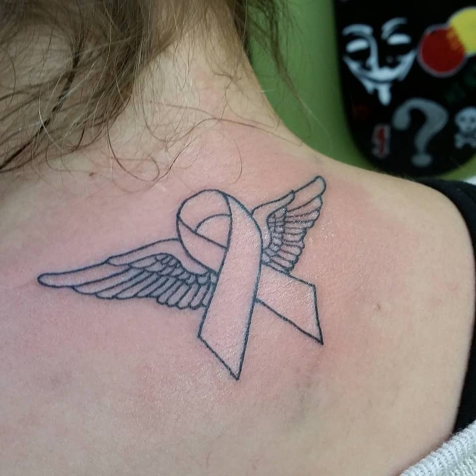 Winged Awareness Ribbon