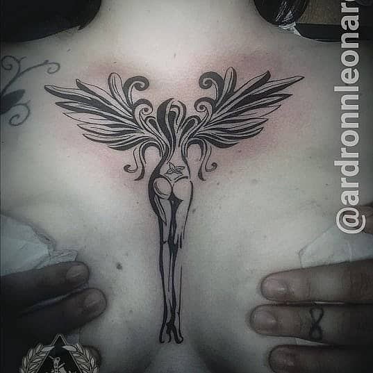Winged Femme Sternum