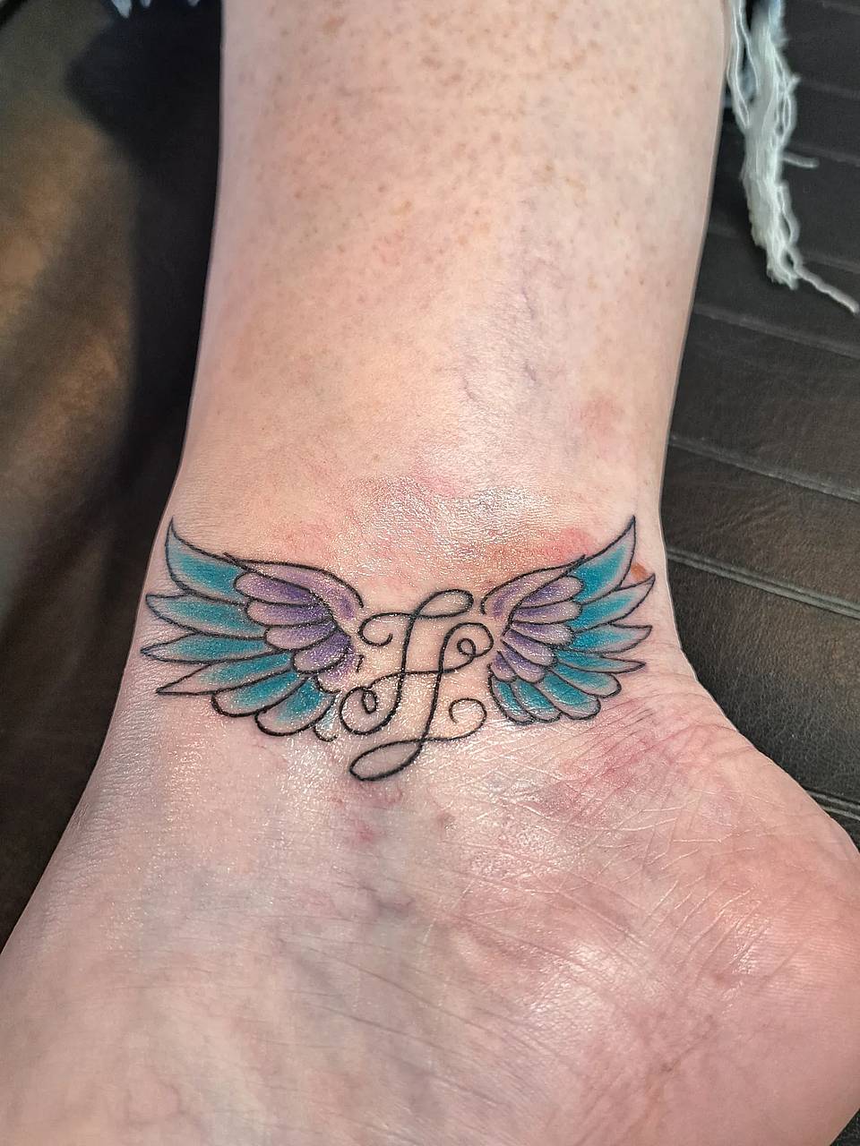 Winged Initial Monogram