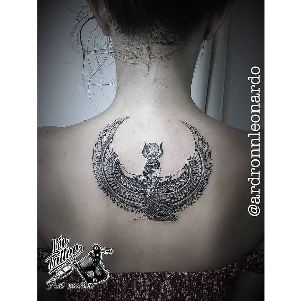 Winged Isis Backpiece