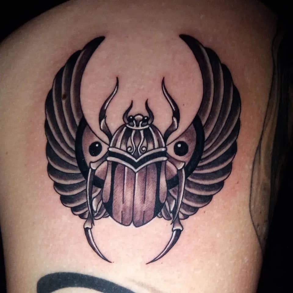 Winged Scarab
