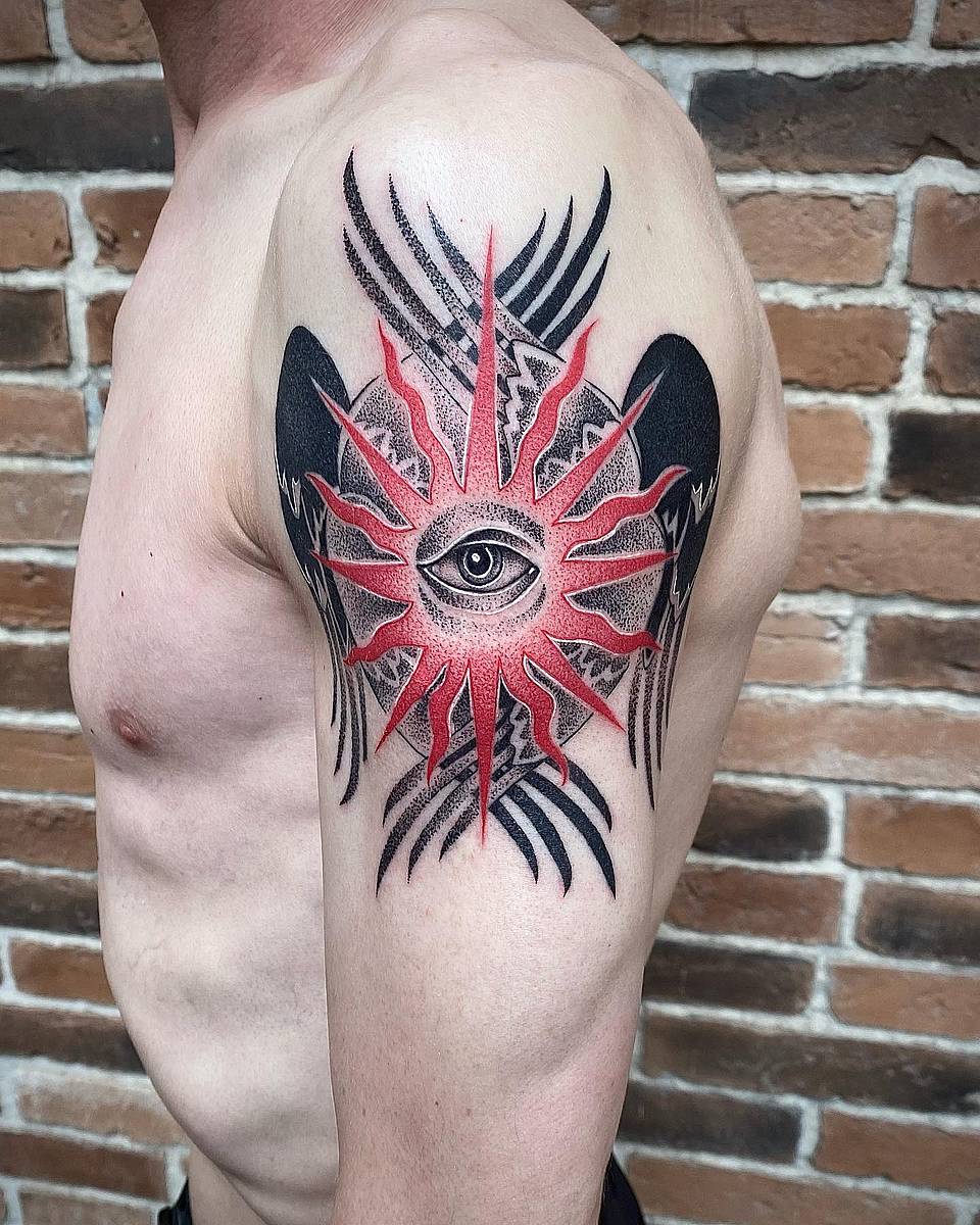 Winged Sun Eye