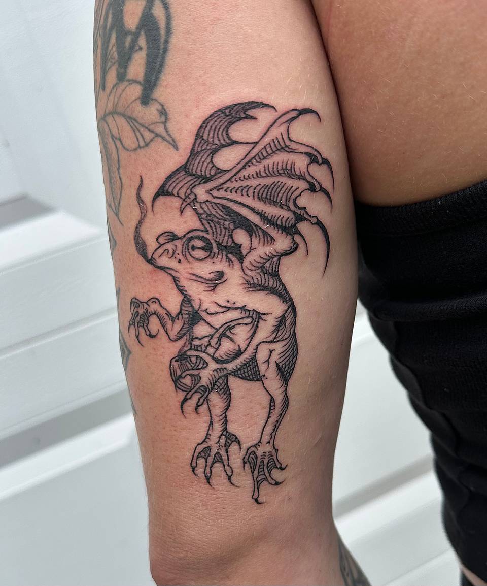 Winged Toad Gargoyle