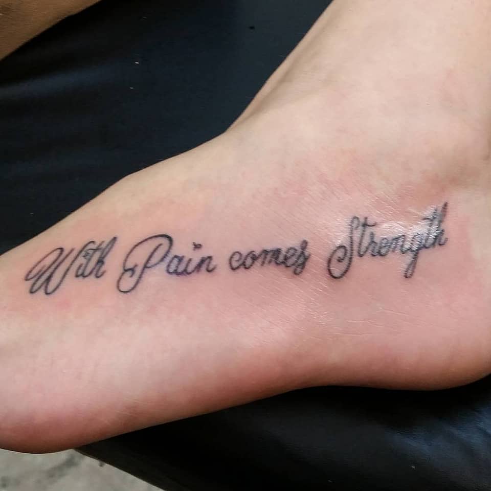 With Pain Comes Strength Script
