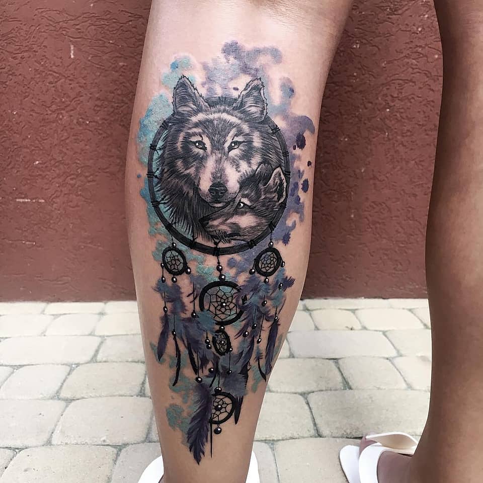 Wolf Dreamcatcher