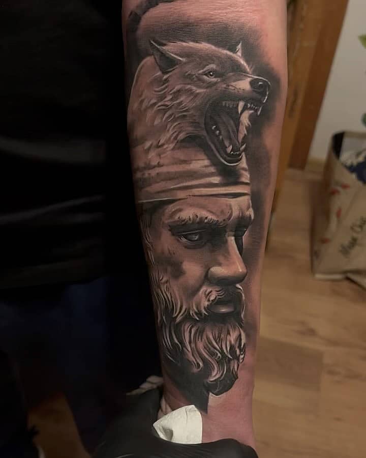 Wolf Headdress Warrior