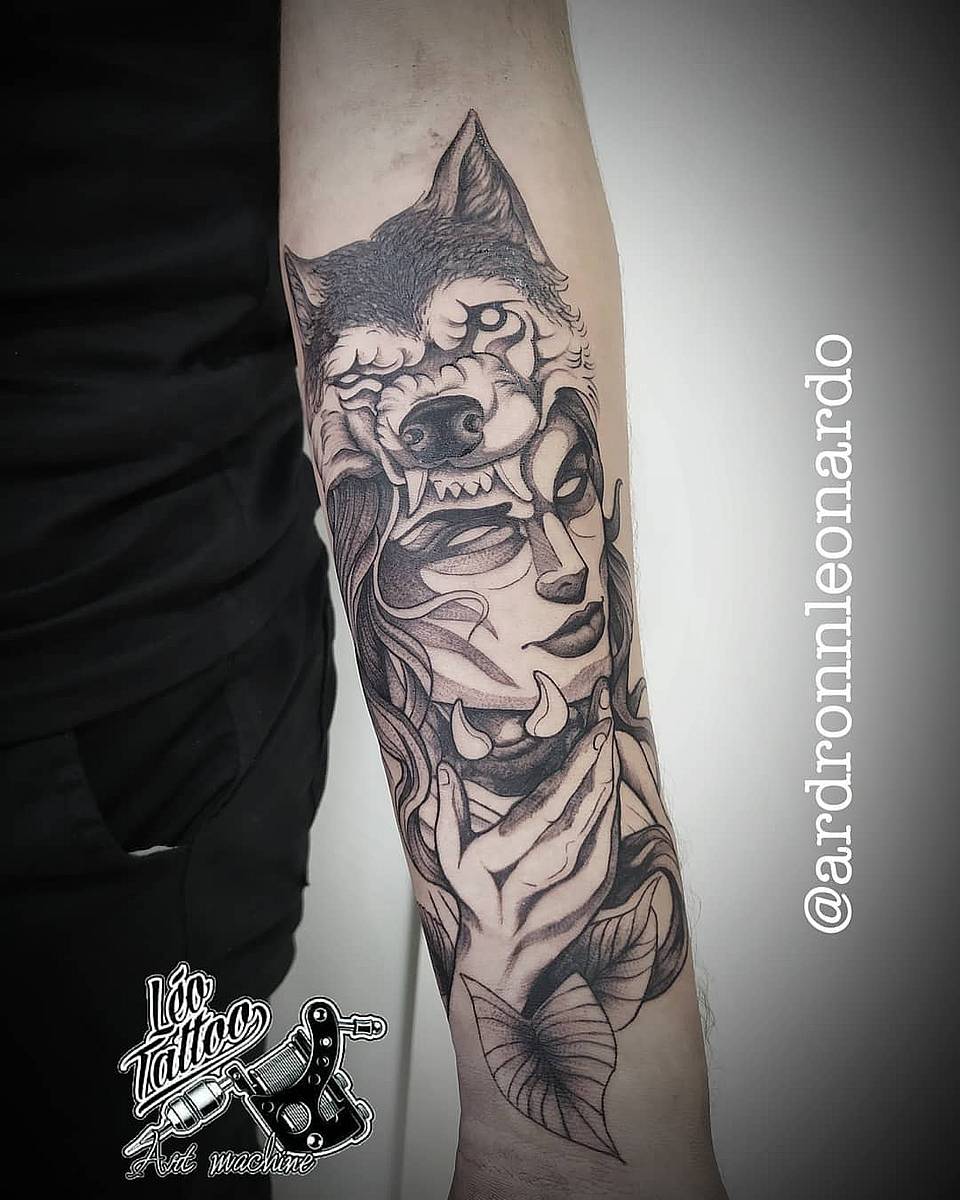 Wolf-Masked Woman